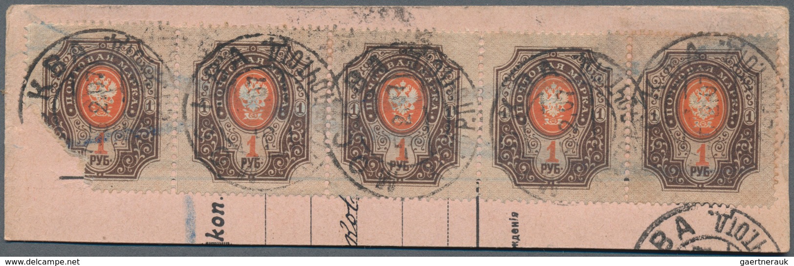 Russland: 1900's-1910's: Much More Than 1000 Parts Of Parcel Cards, Obviously All Franked By 1889-19 - Covers & Documents