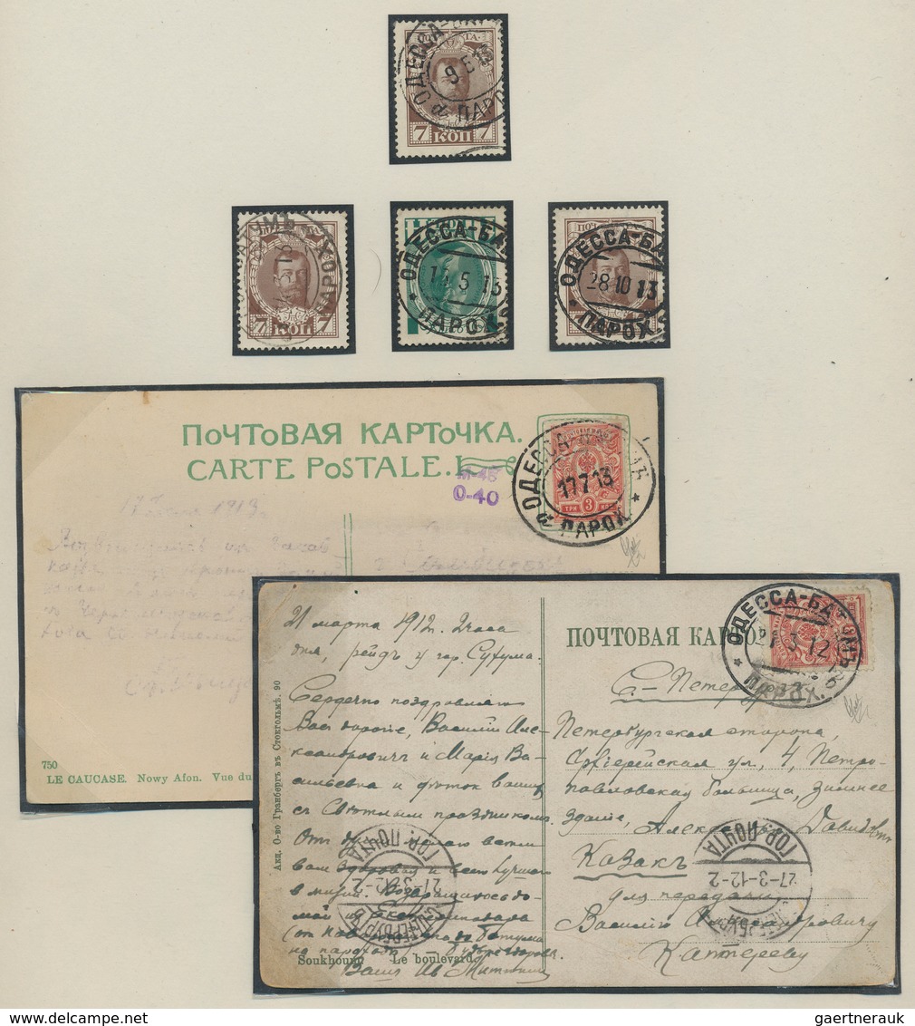 Russland - Schiffspost: 1891/1926. Collection Containing 26 Covers And 27 Stamps All With Batum-Odes - Sonstige & Ohne Zuordnung