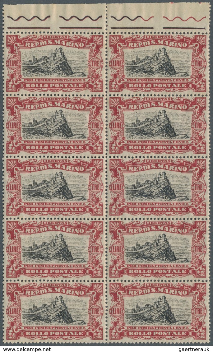 San Marino: 1899/1947, Duplicates On Stockcards With Many Better Issues Some In Larger Quantities An - Gebraucht