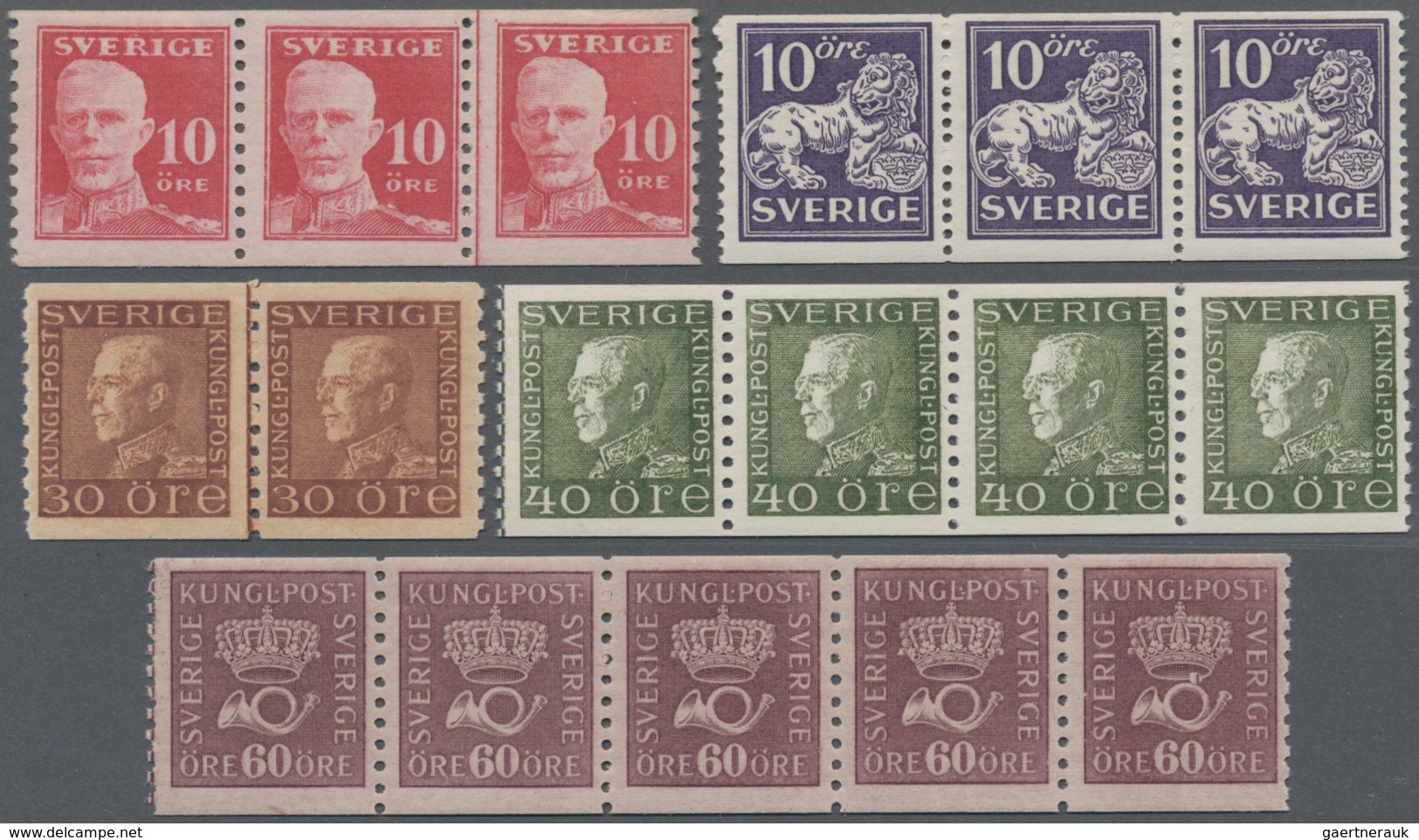 Schweden: 1872/1986 (ca.), Duplicates On Stockcards With A Nice Section Classic Issues Incl. Some Co - Cartas & Documentos