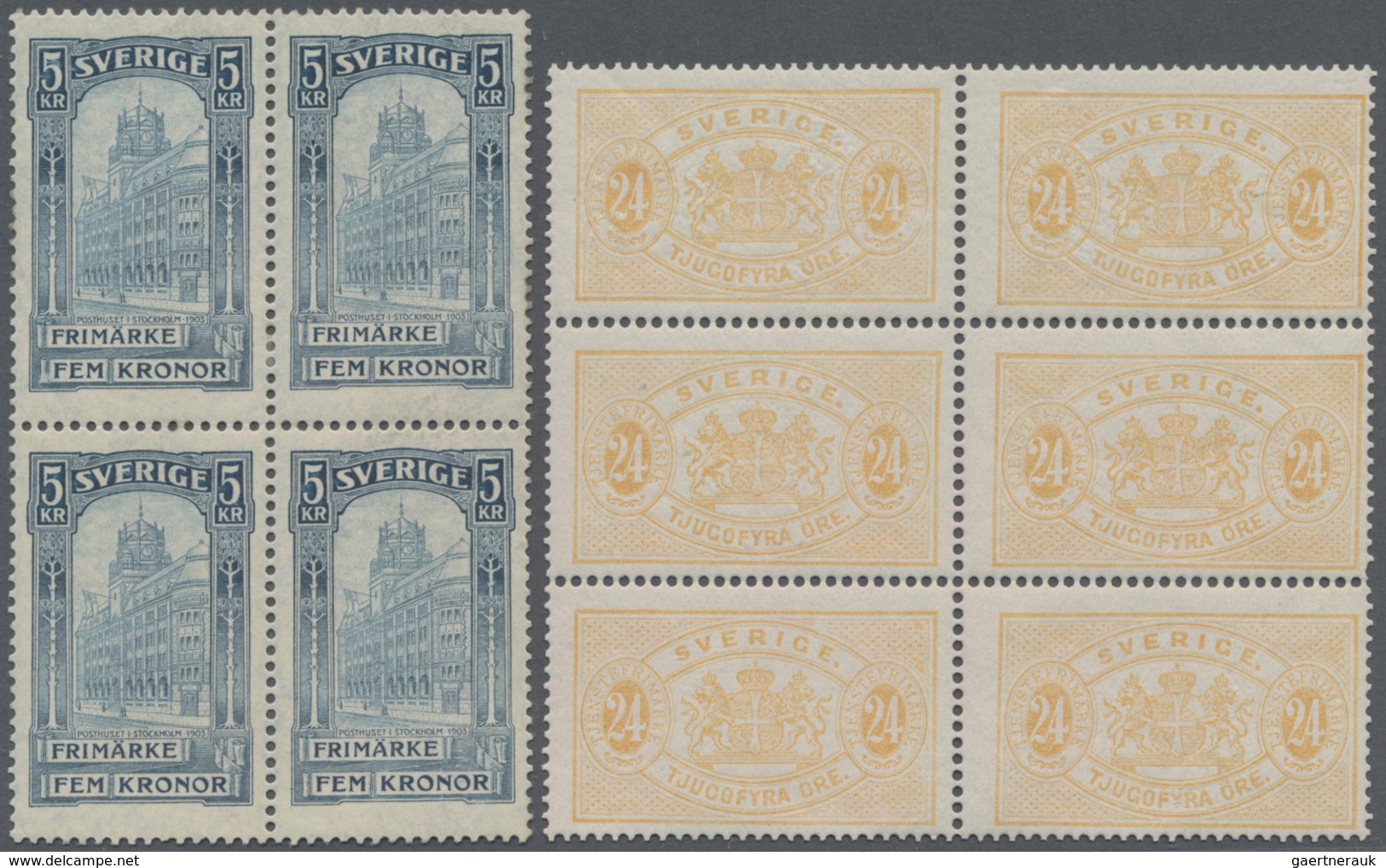 Schweden: 1872/1986 (ca.), duplicates on stockcards with a nice section classic issues incl. some co