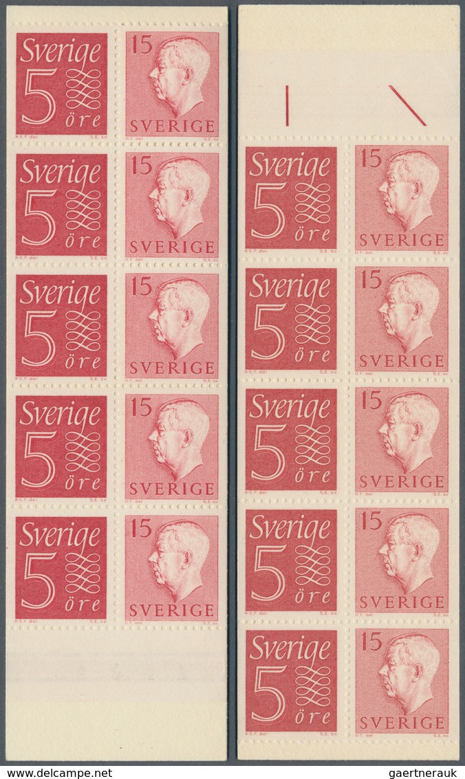 Schweden - Markenheftchen: 1918/1970, Duplicated Accumulation With 618 Stamp Booklets In About 20 Di - 1951-80