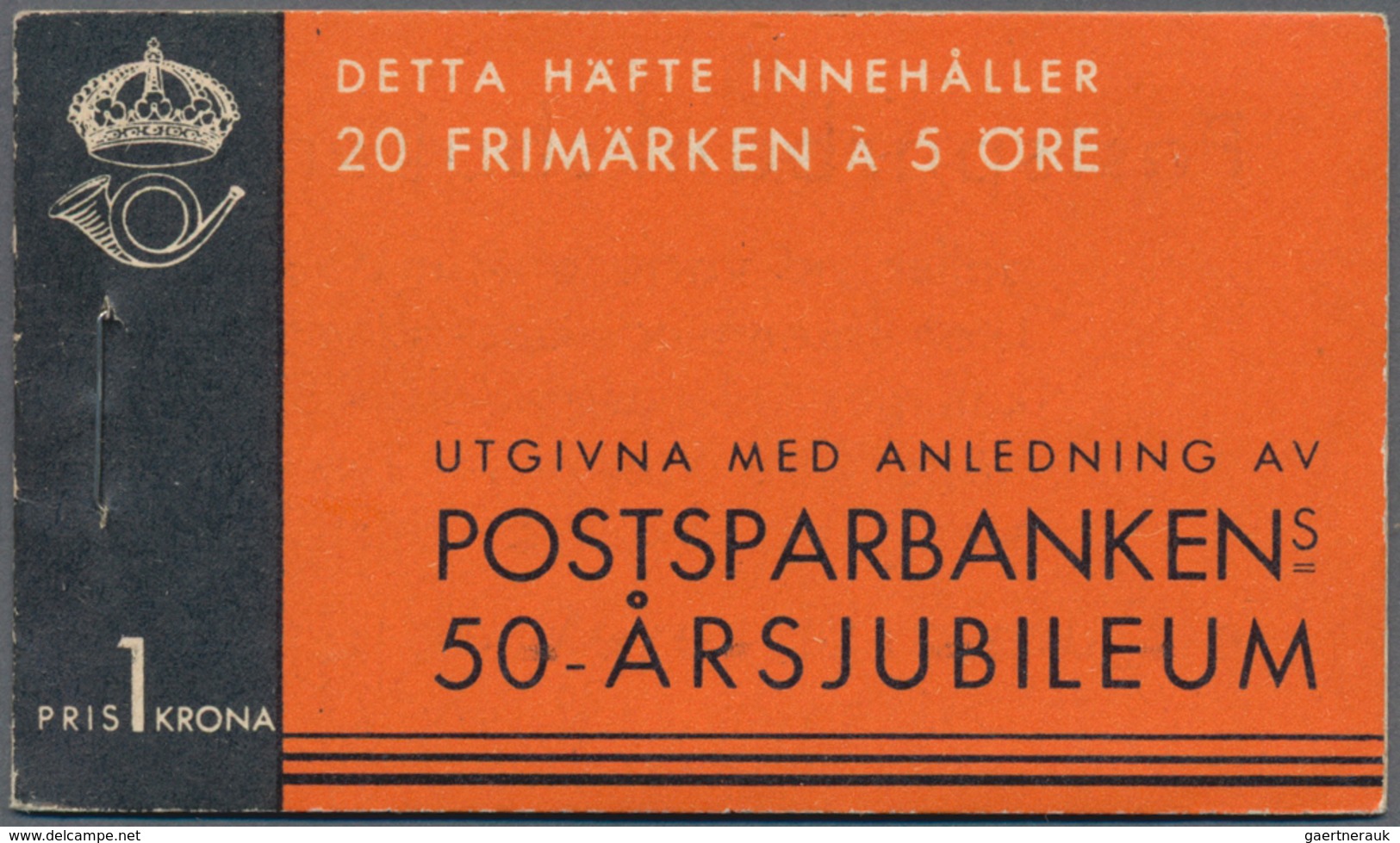 Schweden - Markenheftchen: 1918/1977, duplicated accumulation with 4.448 stamp booklets in about 90