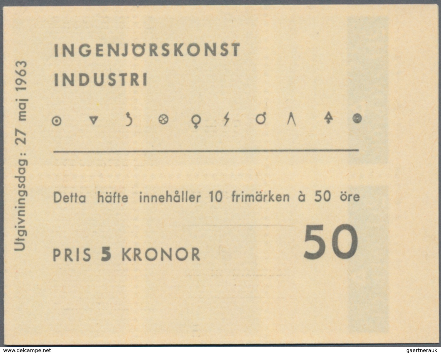 Schweden - Markenheftchen: 1918/1977, duplicated accumulation with 4.448 stamp booklets in about 90
