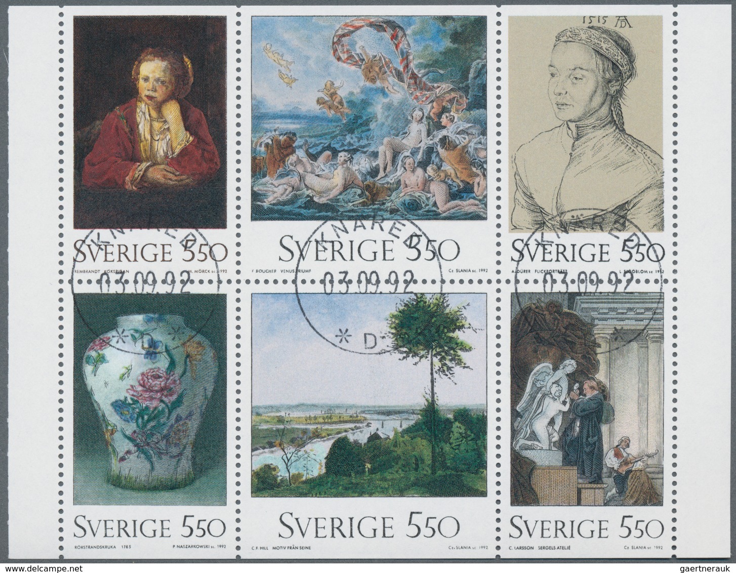 Schweden - Zusammendrucke: 1974/1993, BOOKLET PANES: accumulation with 3.781 complete booklet panes