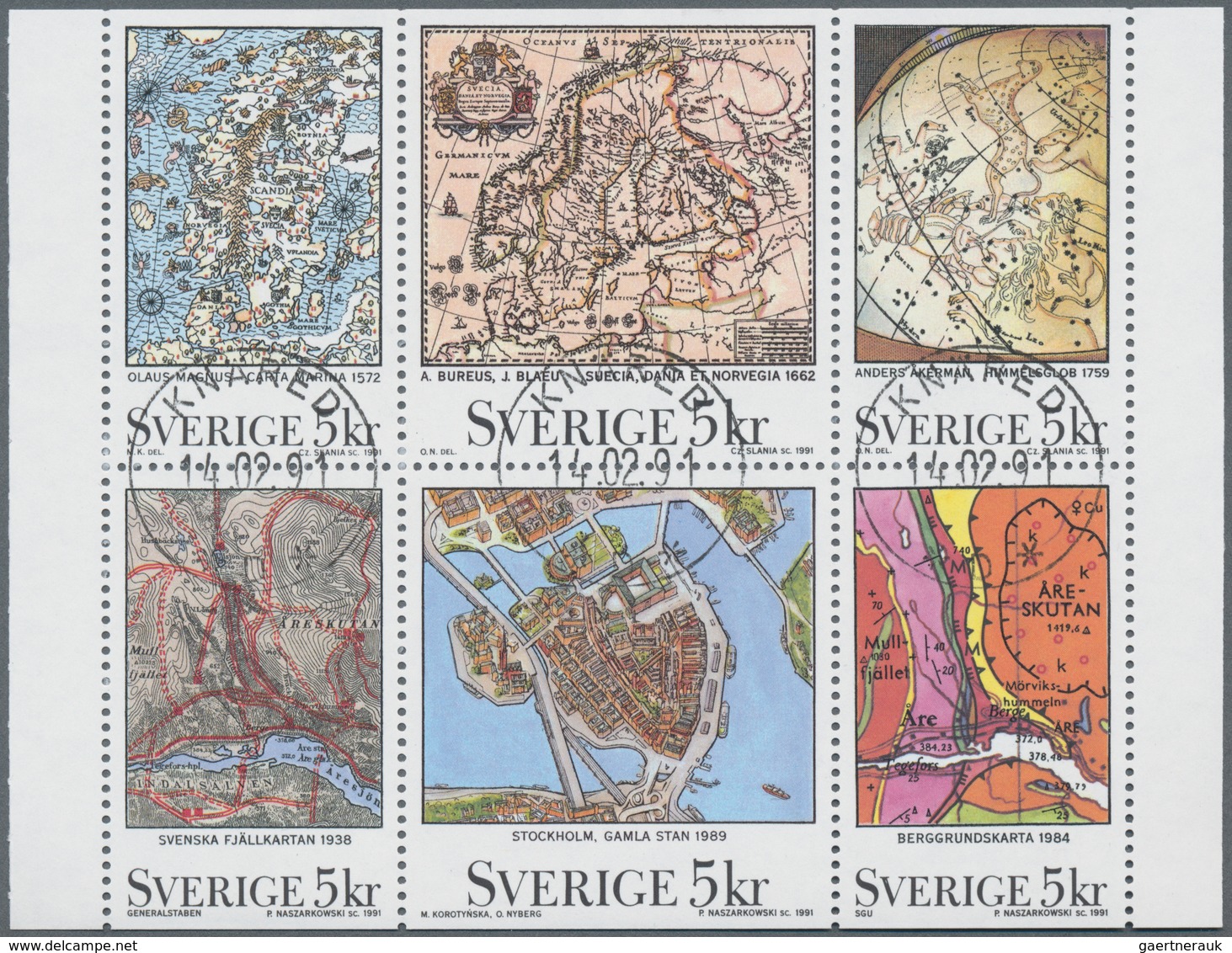 Schweden - Zusammendrucke: 1974/1993, BOOKLET PANES: accumulation with 3.781 complete booklet panes
