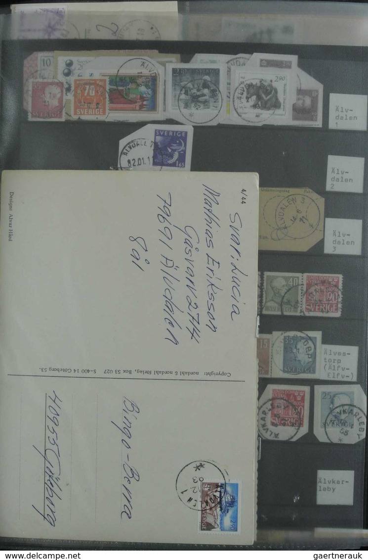 Schweden - Stempel: 1855/1980: You enjoy Sweden cancellations? Now here is your chance: collector es