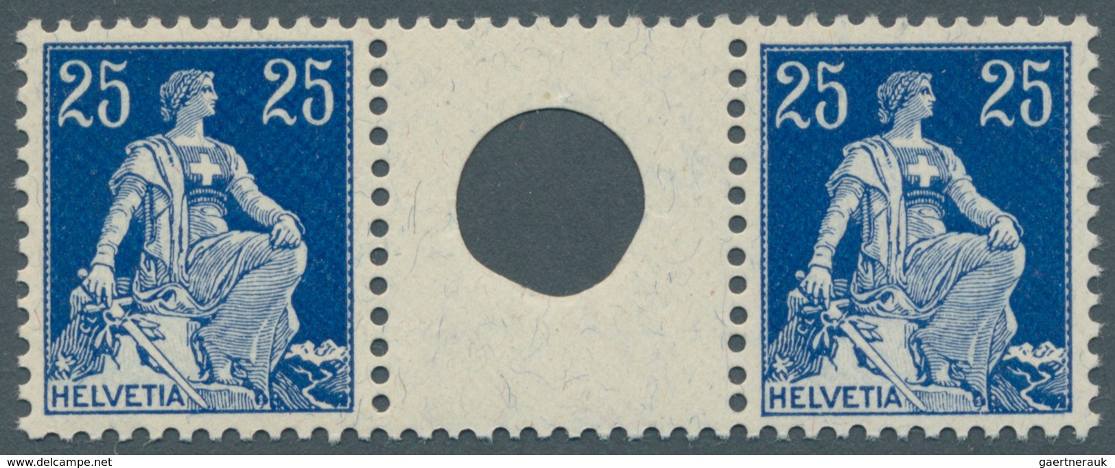 Schweiz: 1908-1930, ZUSAMMENDRUCKE UND BOGEN: Umfangreiche Kollektion Von 41 Kompletten Bogen (9 Zus - Sammlungen