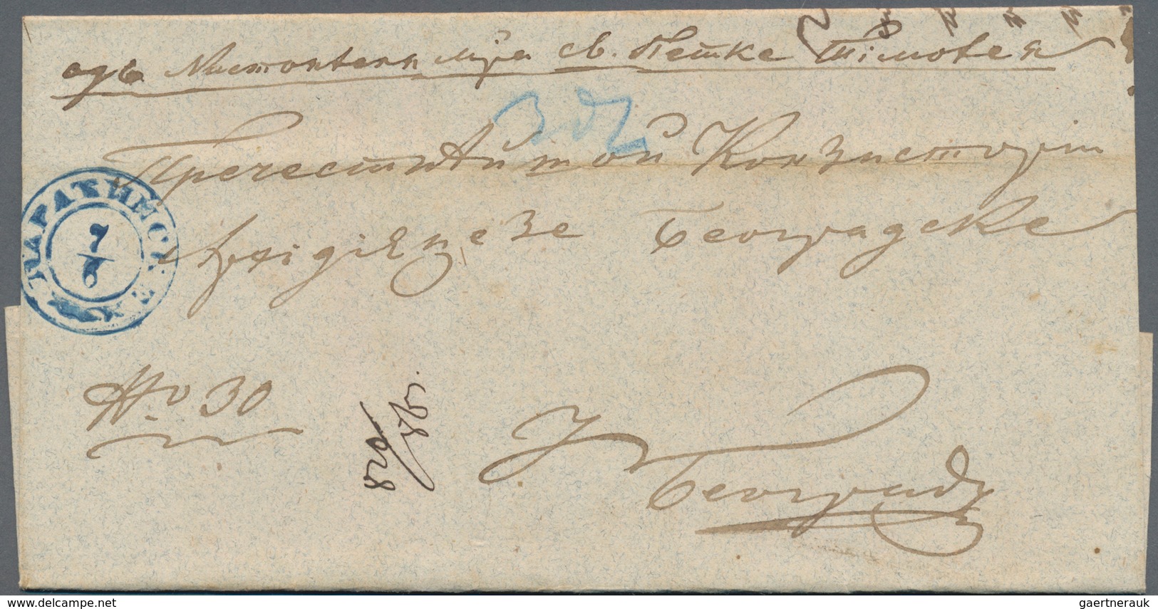 Serbien: 1844/1918, assortment of apprx. 40 covers/cards, comprising a nice range of stampless lette