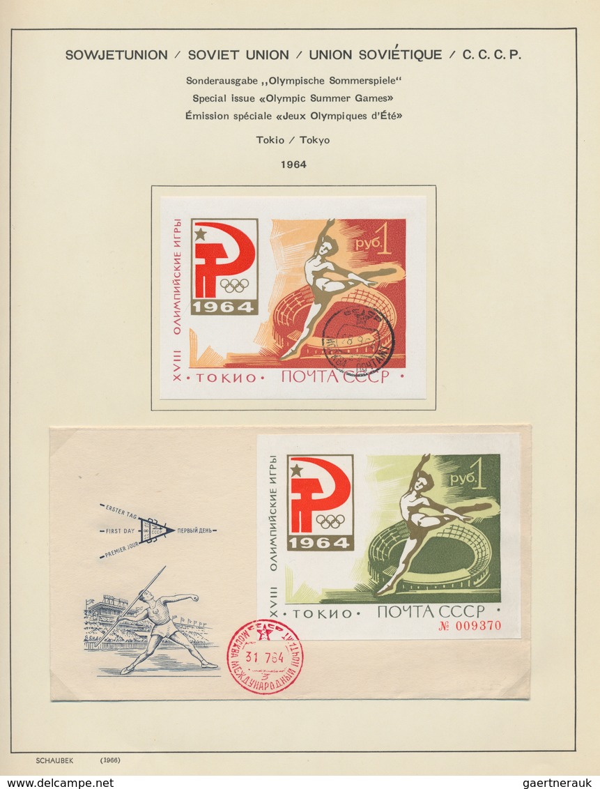 Sowjetunion: 1957/1990, Comprehensive Used Collection In Three Schaubek Albums, From Some Imperial R - Usati