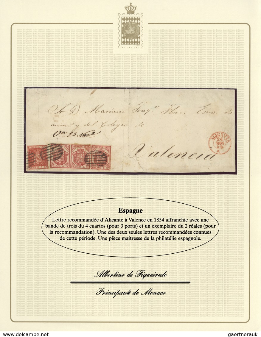 Spanien: 1850-1865 "JEWELS OF CLASSIC SPAIN": Specialized Collection Of Top Items Of The Imperforate - Usados