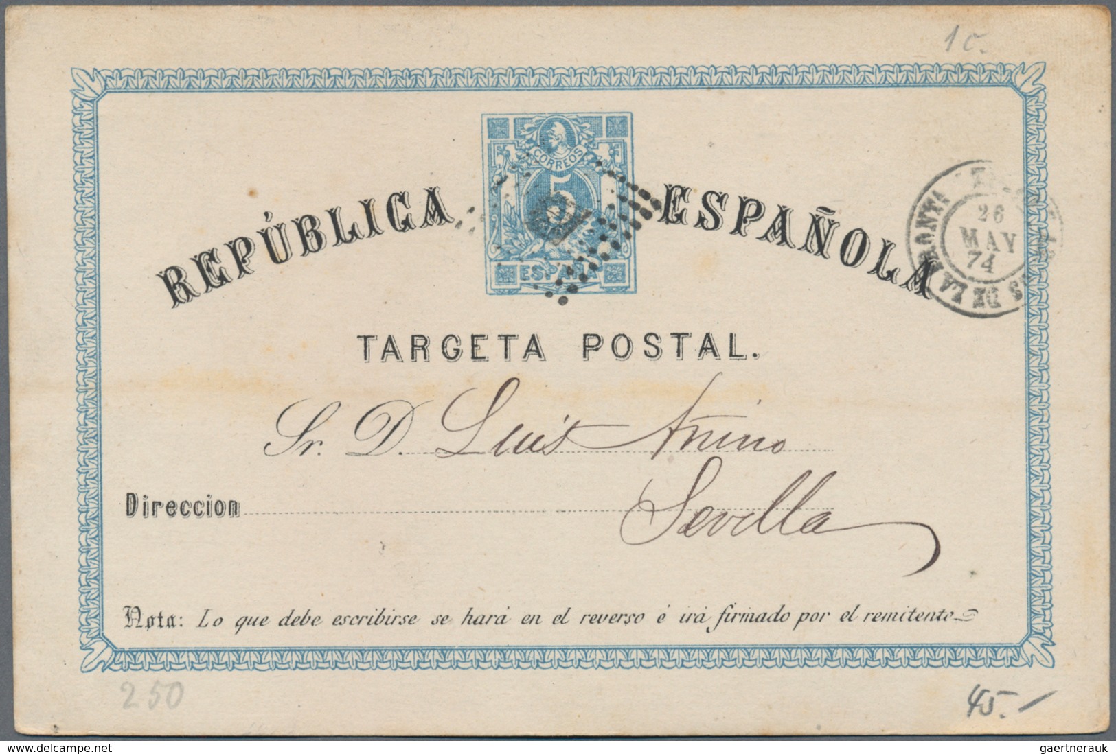 Spanien: 1870-1960, Bunte Mischung Mit 2 Bis 300 Briefen Und Ganzsachen, Dabei Etliche Bessere Frank - Usados