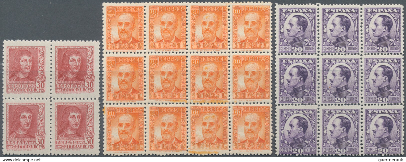 Spanien: 1890/1965 (ca.), Duplicates Mostly On Stockcards In Large Box With Several Valuable Stamps - Usados