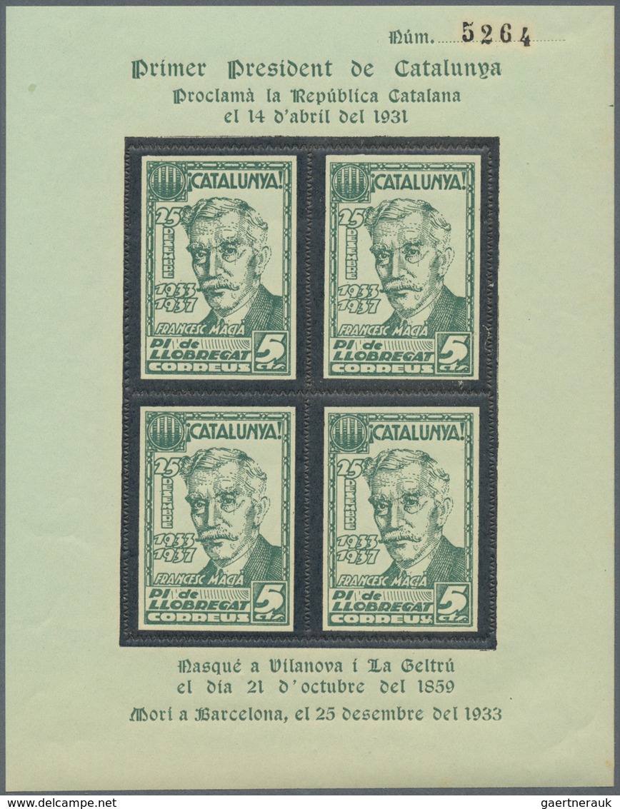 Spanien: 1890/1965 (ca.), duplicates mostly on stockcards in large box with several valuable stamps