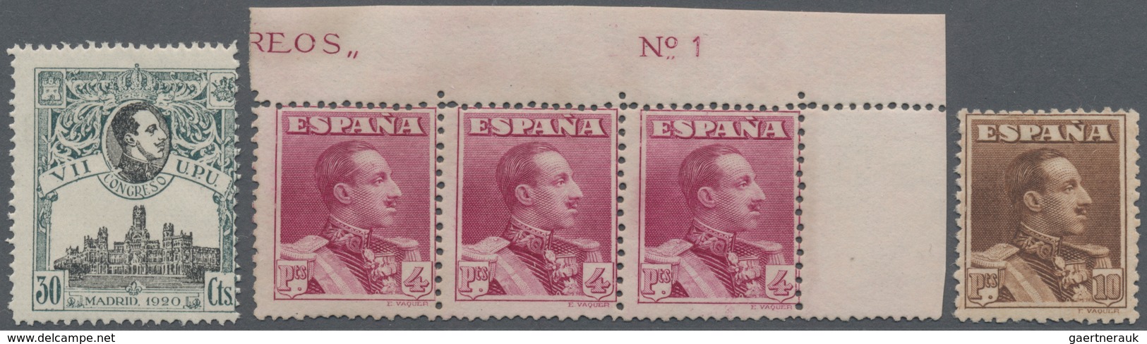 Spanien: 1910/1940 (ca.), Duplicates On Stockcards In Large Box With Many Valuable Stamps With Some - Usados