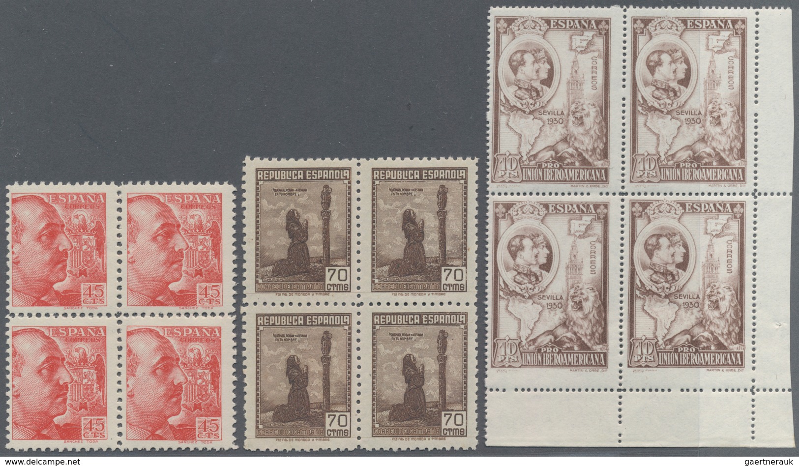 Spanien: 1910/1940 (ca.), Duplicates On Stockcards In Large Box With Many Valuable Stamps With Some - Usados