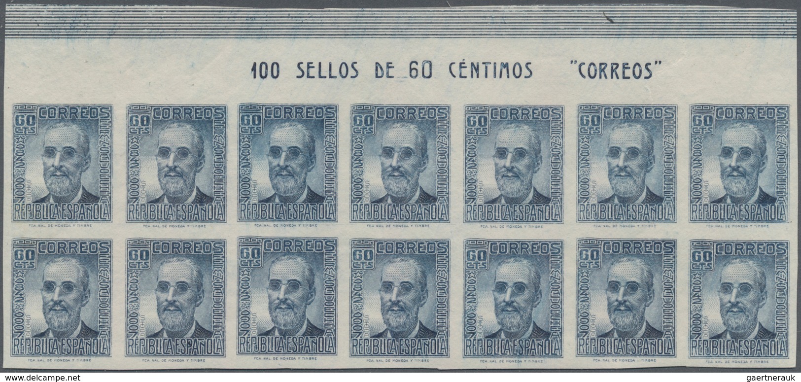 Spanien: 1910/1940 (ca.), Duplicates On Stockcards In Large Box With Many Valuable Stamps With Some - Usados