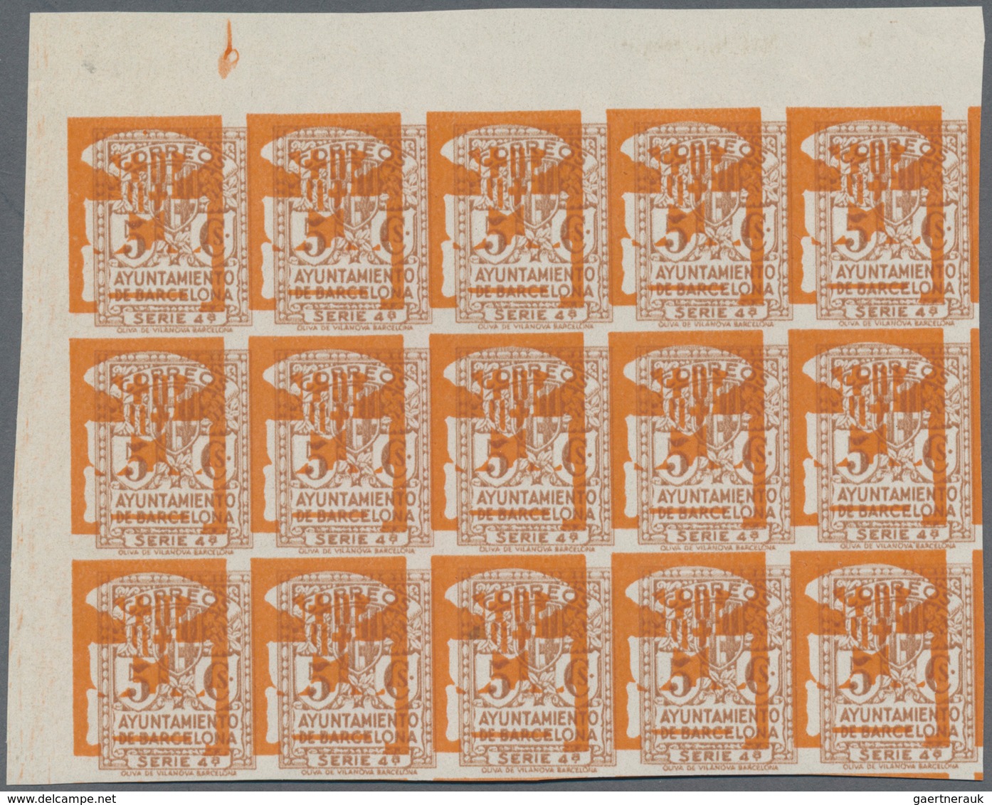 Spanien: 1930/1945 (ca.), unusual accumulation BACK OF THE BOOK ISSUES mostly on stockcards crammed