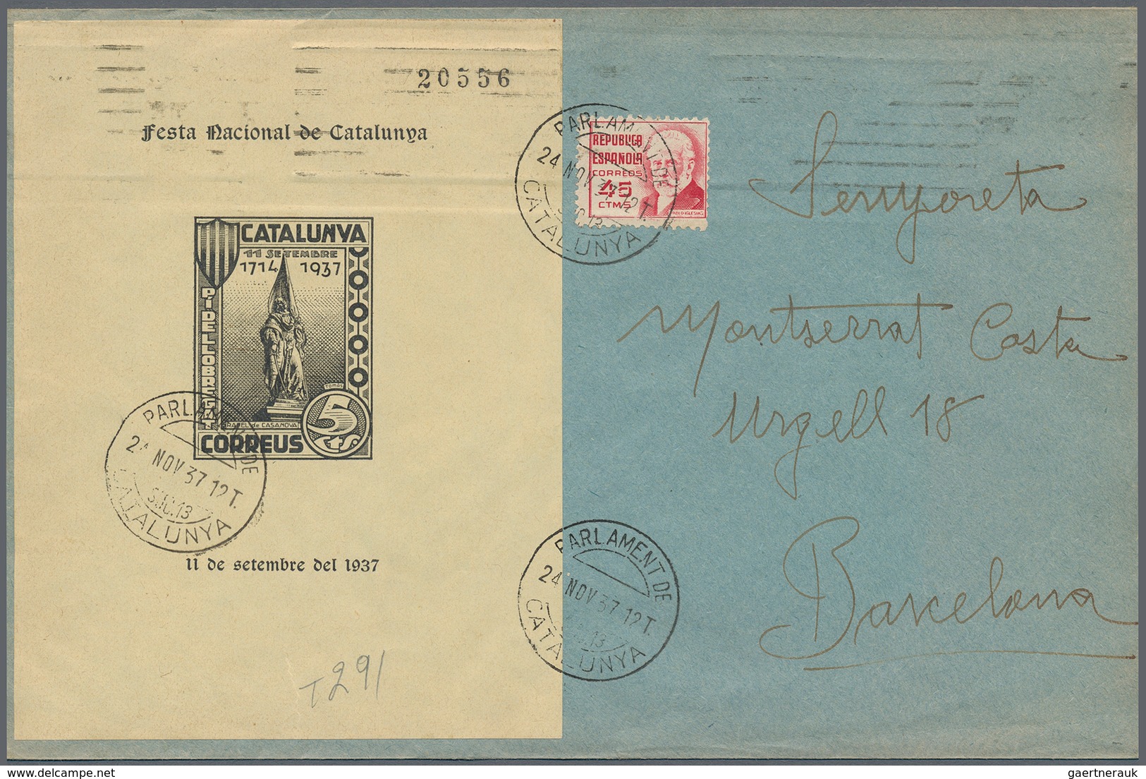 Spanien - Lokalausgaben: 1936/1939, Civil War Issues, Sophisticated Balance Of Stamps And Souvenir S - Nationalistische Ausgaben
