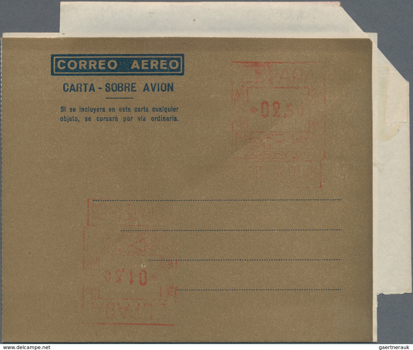 Spanien - Ganzsachen: 1949/52 26 Unused And Used Aerograms, Incl. Many Different Types (remark Verti - 1850-1931