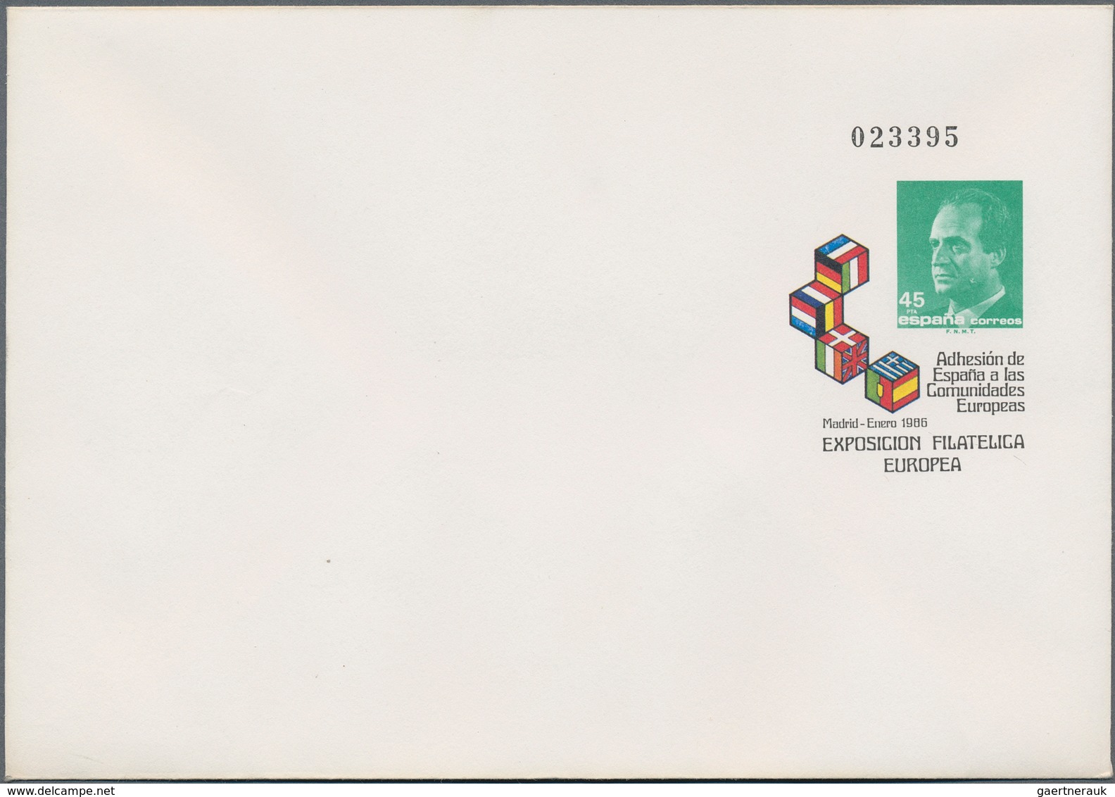 Spanien - Ganzsachen: 1985/89. Lot containing private entire covers "Philately Exhibitions" (8 diffe