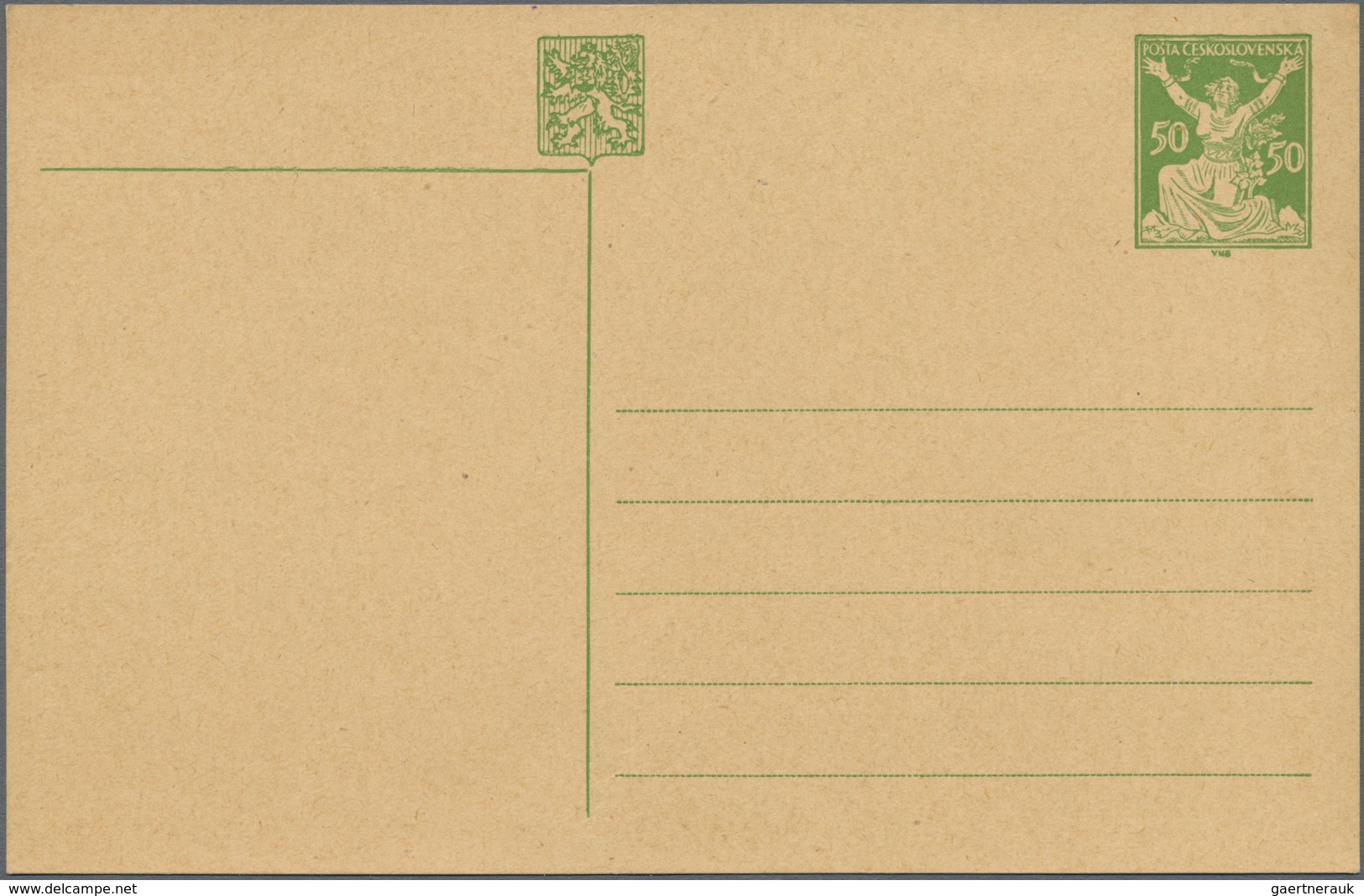 Tschechoslowakei: 1919/1999 (ca.) Holding Of About 1,070 Unused /CTO/used Postal Stationery Postcard - Used Stamps