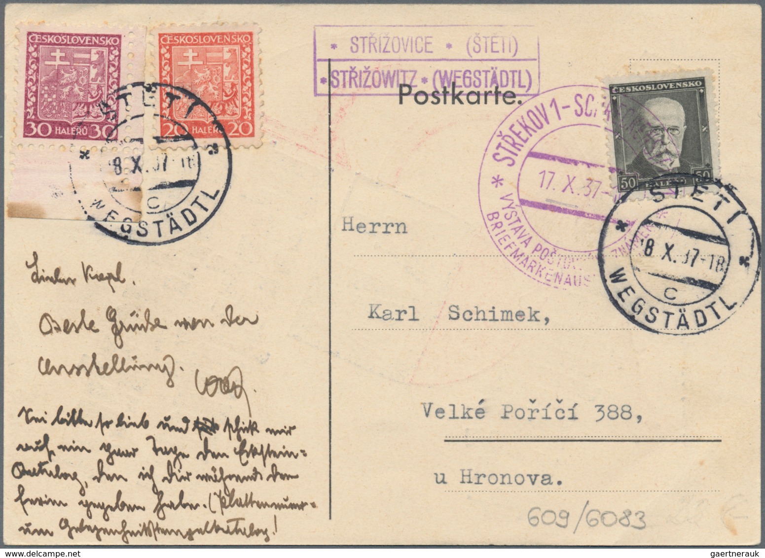 Tschechoslowakei: 1919-1970, Posten Mit Rund 200 Briefen, Belegen Ganzsachen Und FDC, Dabei Zensur, - Gebraucht