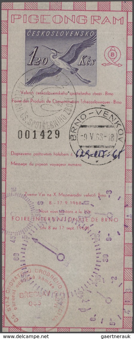 Tschechoslowakei: 1923/2003 Accumulation Of Ca. 570 Postal Stationeries (picture Postal Stationery C - Gebraucht