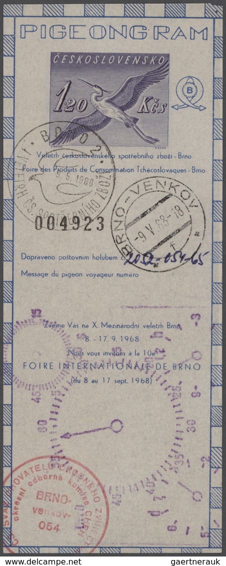 Tschechoslowakei: 1923/2003 Accumulation Of Ca. 570 Postal Stationeries (picture Postal Stationery C - Gebraucht