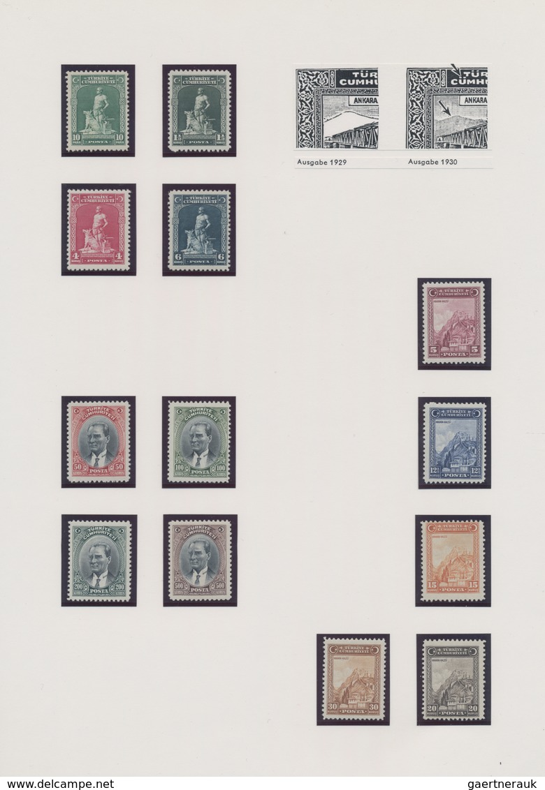 Türkei: 1920-90, Collection In Large Album Starting Early Republic, Alexandrette & Hatay, Greek Cret - Used Stamps