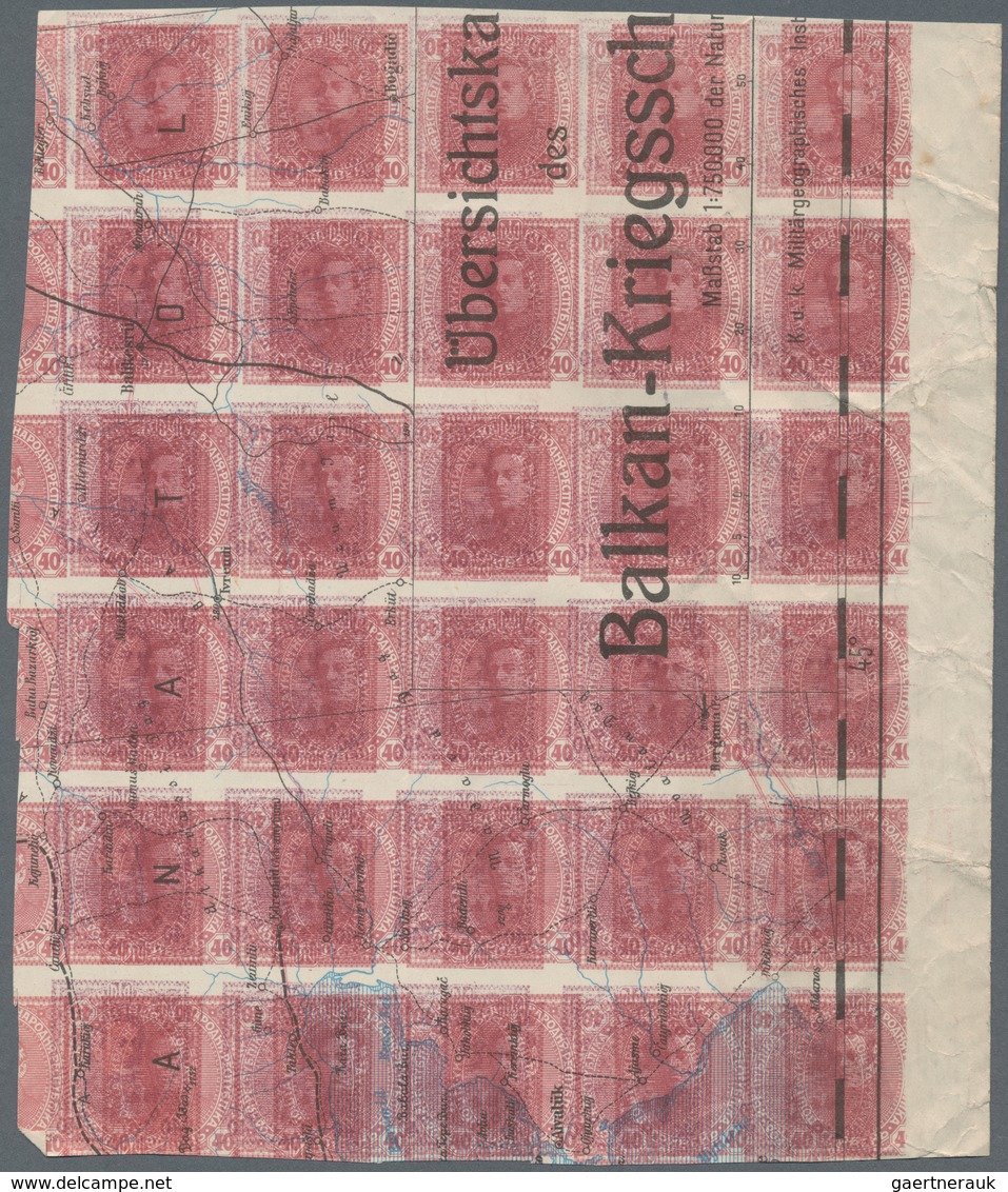 Ukraine: 1920, Definitives "Pictorials", Not Issued, Accumulation Of Apprx. 3.000 Imperf. Stamps Wit - Ucrania