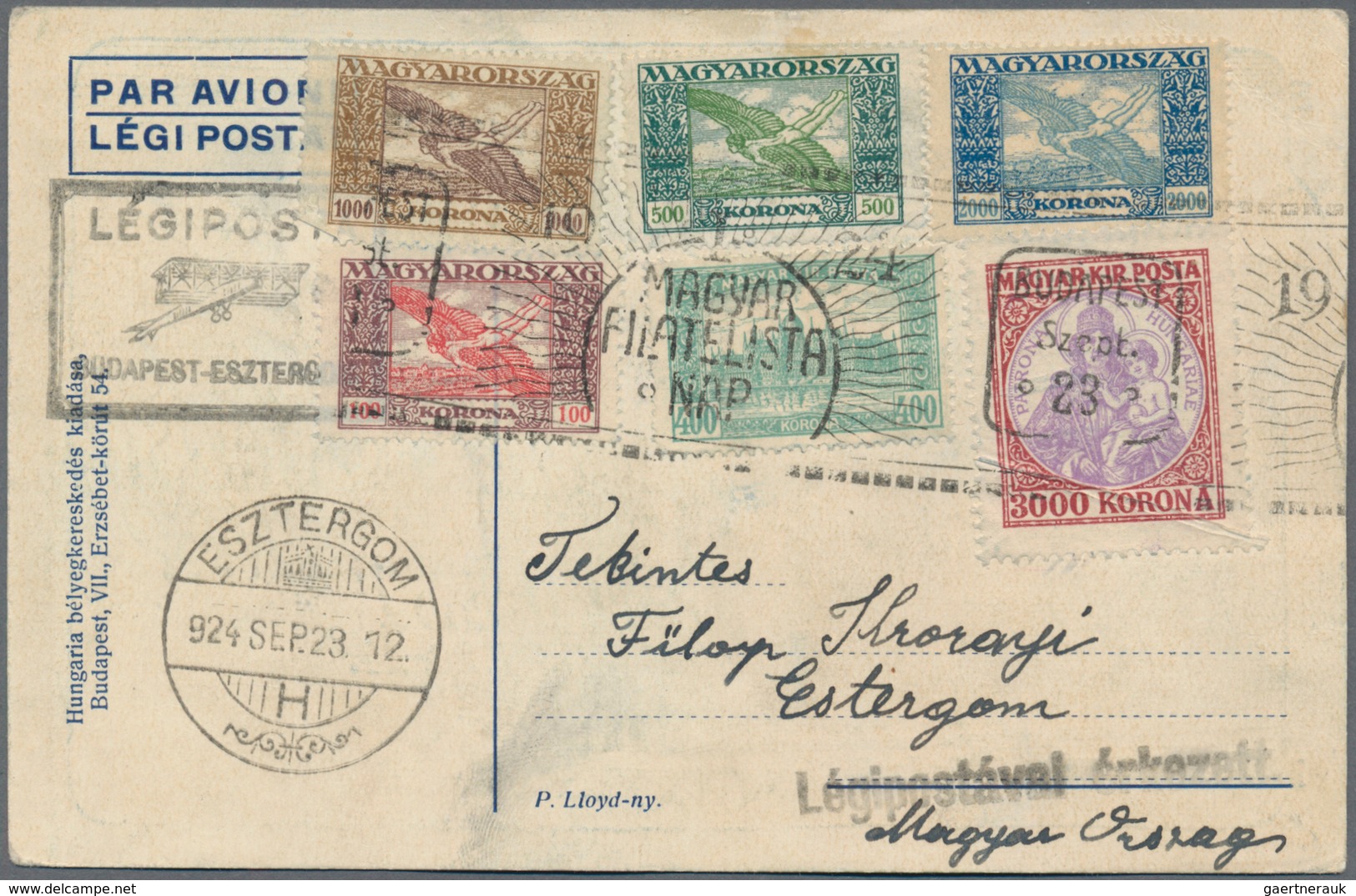 Ungarn: 1879/1997 Holding Of Ca. 630 Postal Stationeries, Covers And Postcards, Incl. Postal Station - Cartas & Documentos