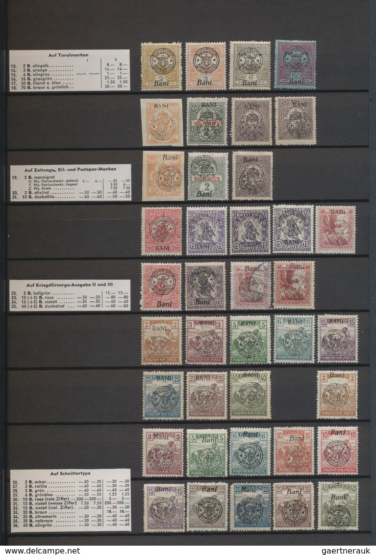 Ungarn - Besetzte Gebiete: 1919/1921, Mainly Mint Collection Of Arad, Baranya, Szeged, Debrecen, New - Otros & Sin Clasificación