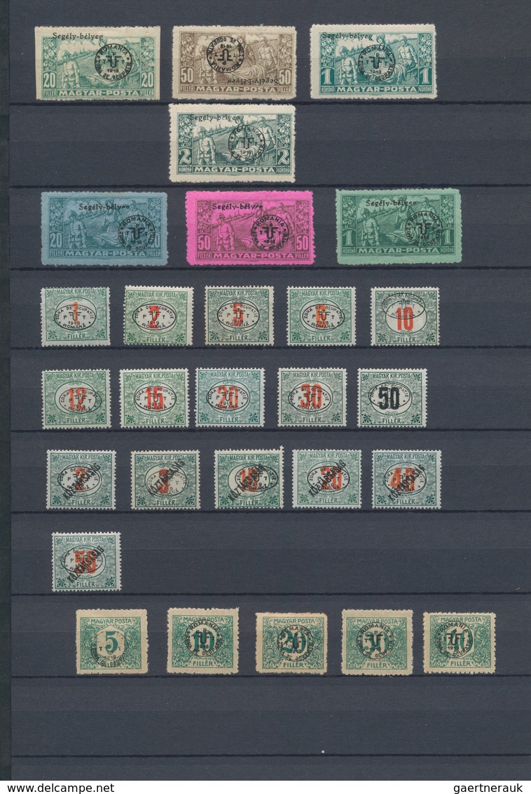 Ungarn - Besetzte Gebiete: Debrecen (Debreczin): 1919/1920, Mint Collection Of More Than 150 Stamps, - Debreczin