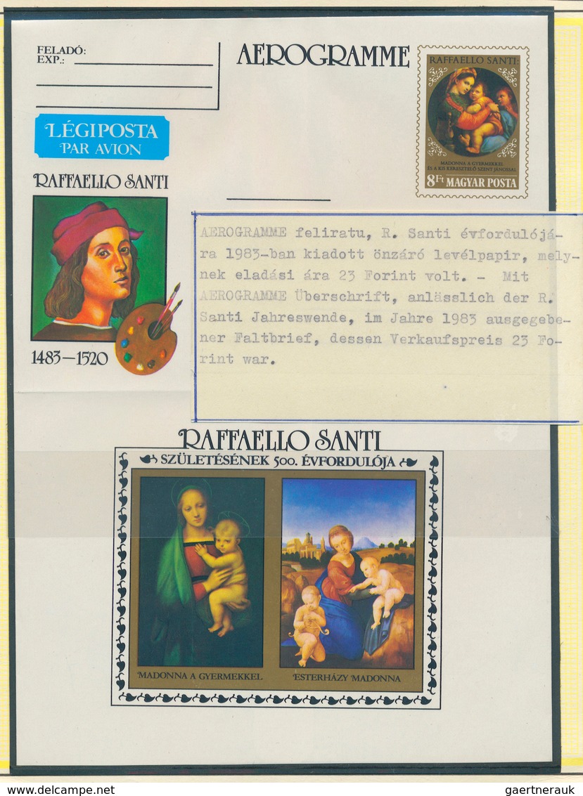 Ungarn - Ganzsachen: 1950/1992 (ca.), This Lot Offers Laszlo Hrabal's Exhibition Collection Containi - Enteros Postales