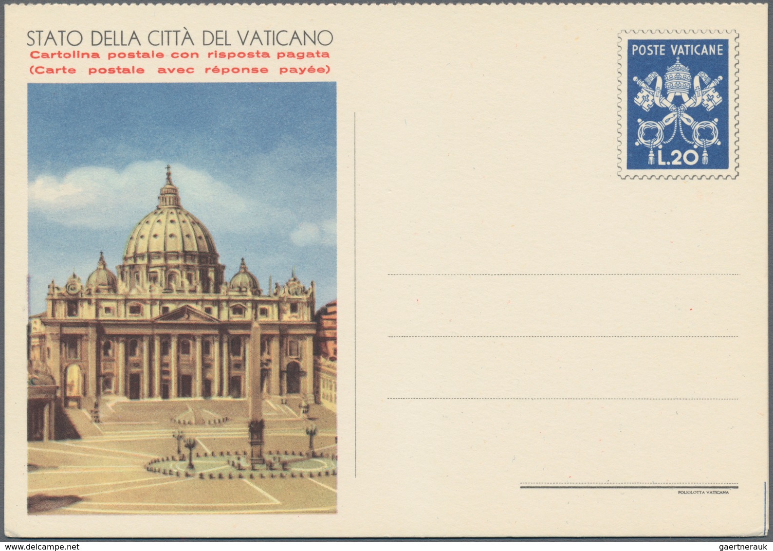 Vatikan - Ganzsachen: 1951/95 (ca.) Accumulation Of Ca. 202 AEROGRAMMES All Unused And Unfolded Incl - Ganzsachen