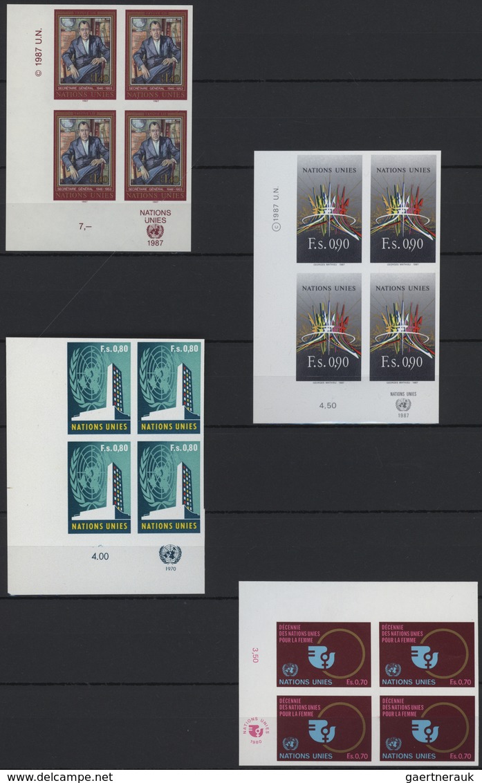 Vereinte Nationen - Genf: 1969/2000. Inhaltsreiche Kollektion Mit über 1200 PROBEDRUCK-Marken (Farb- - Unused Stamps