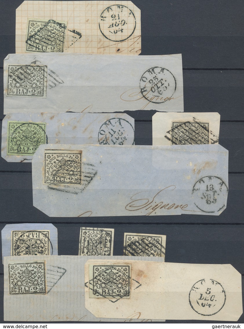 Europa: 1850/1880 (ca.), used and mint assortment in a small stockbook, comprising e.g. a nice selec