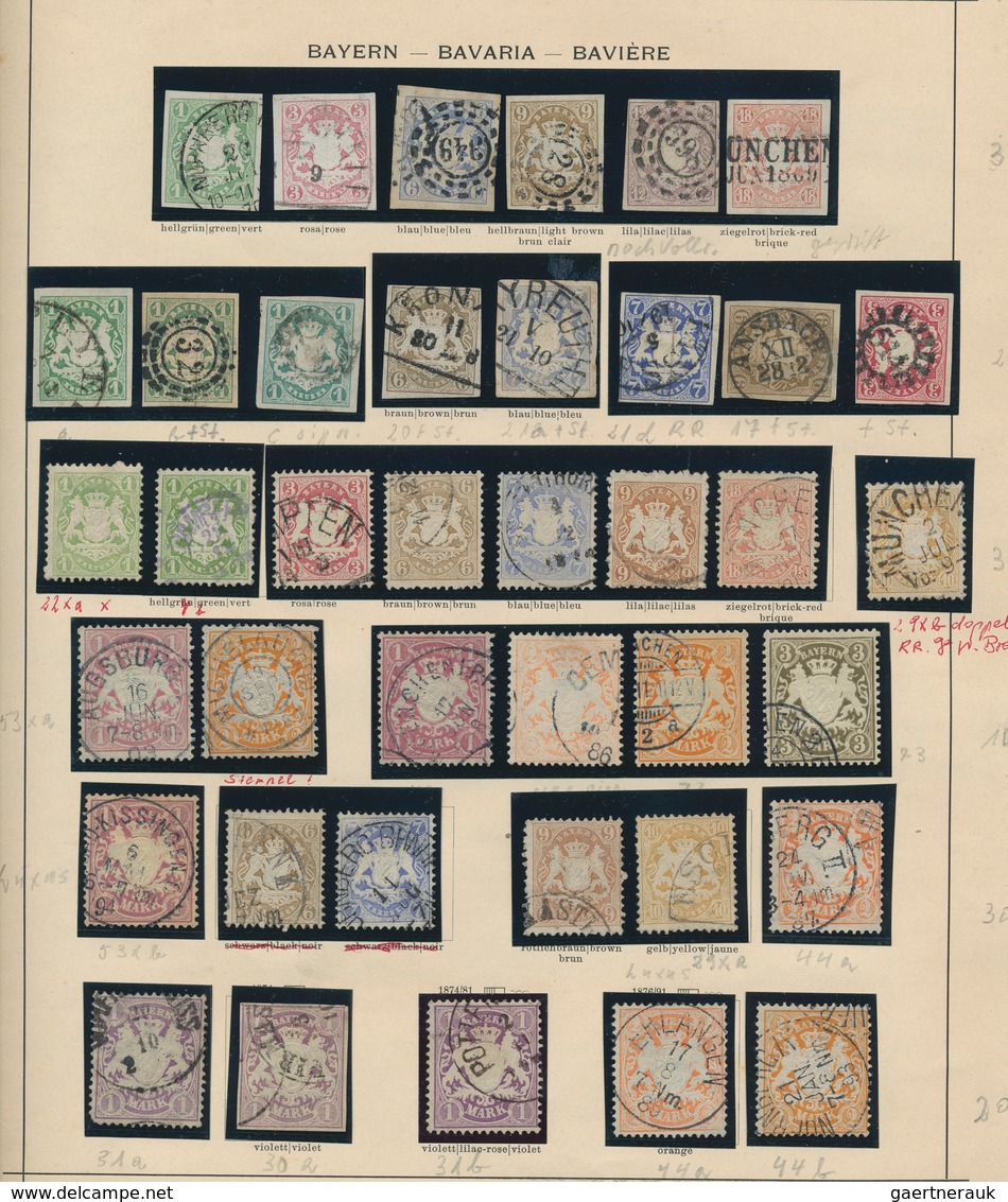 Europa: 1850-1910, Reichhaltige Sammlung Im Alten "Schaubek Permanent-Album, 34. Auflage Von 1912" M - Otros - Europa