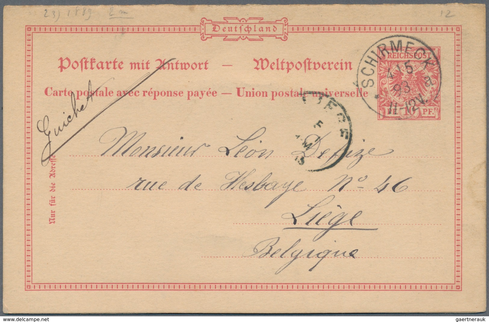 Europa: 1855/1950 large collection of approx. 2.130 unused and used postal stationeries, incl. posta