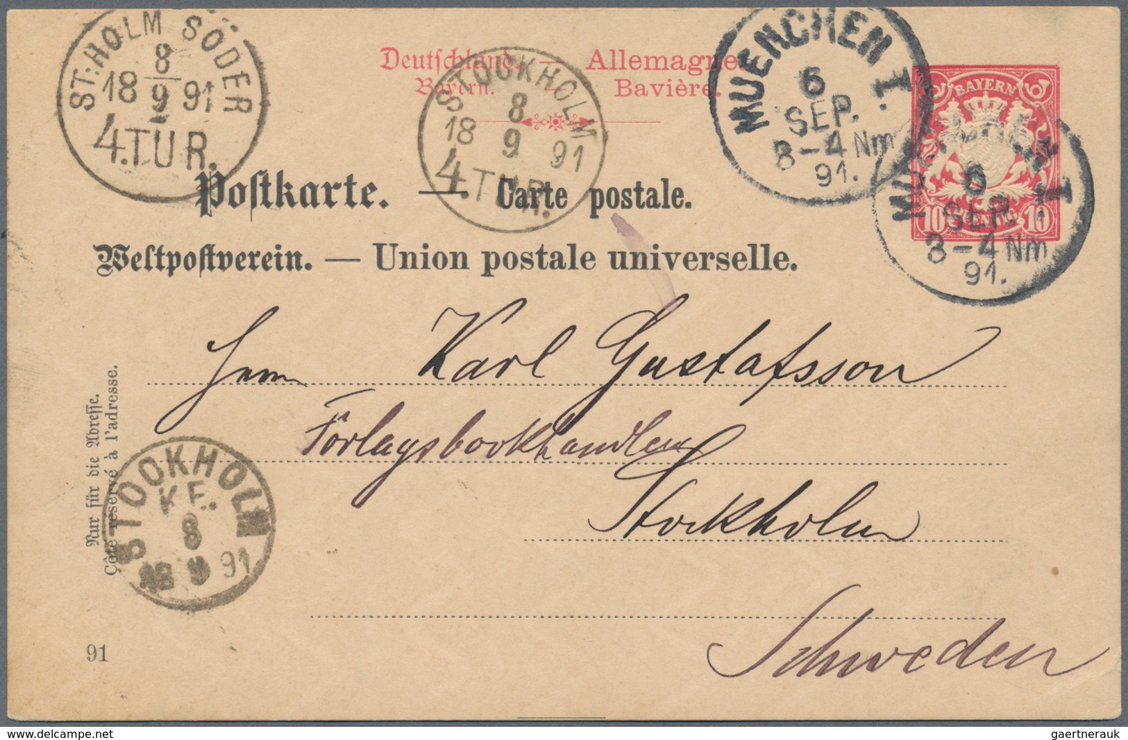 Europa: 1855/1950 large collection of approx. 2.130 unused and used postal stationeries, incl. posta