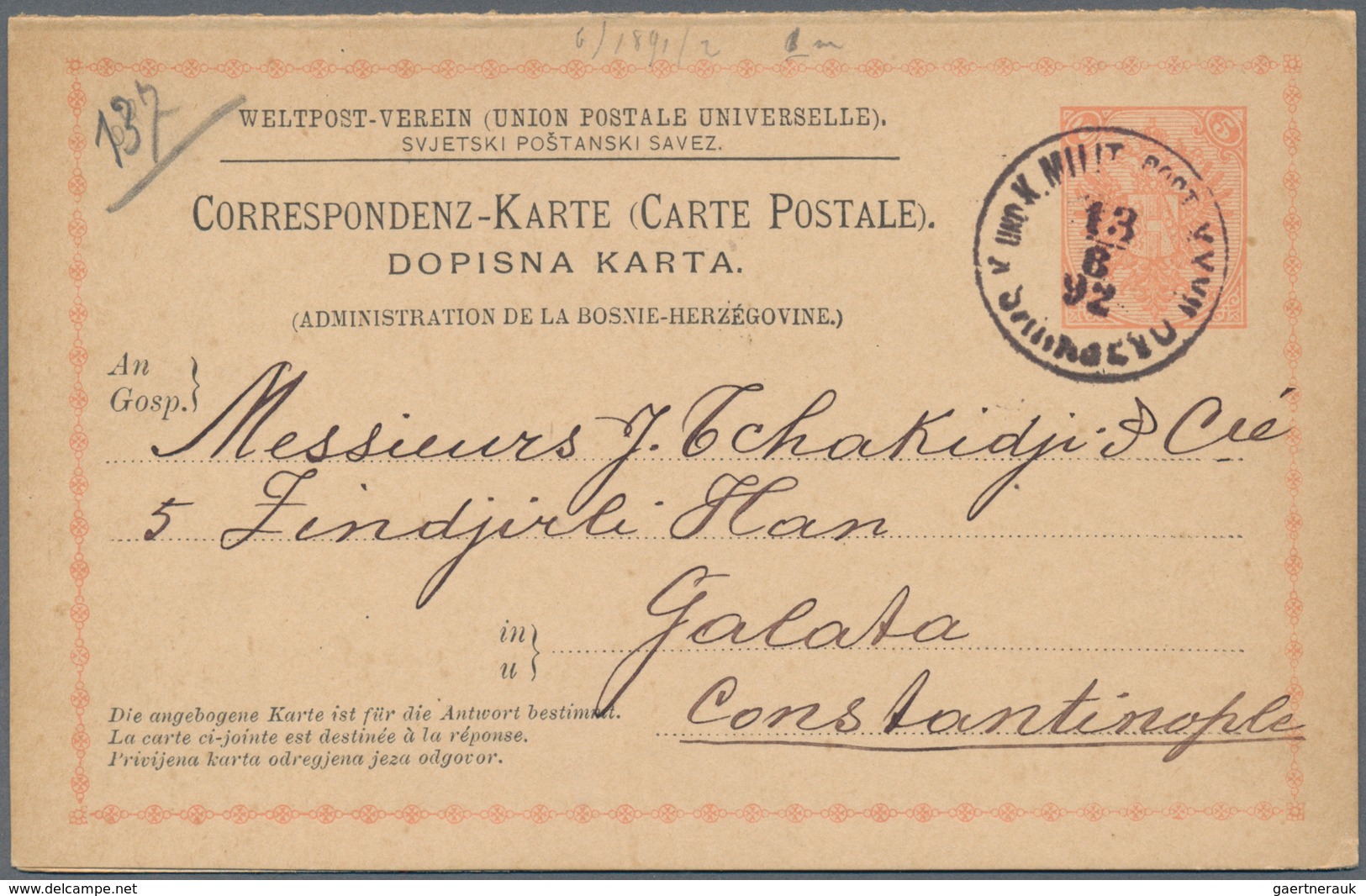 Europa: 1855/1950 large collection of approx. 2.130 unused and used postal stationeries, incl. posta