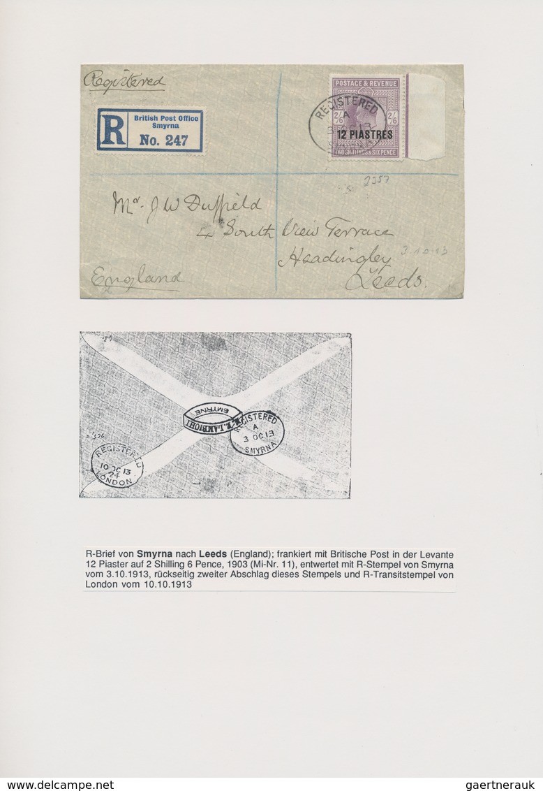 Europa: 1860/1916 Ca., Levante And Ottoman Empire Lost Territories, Collection With Ca.300 Stamps An - Sonstige - Europa