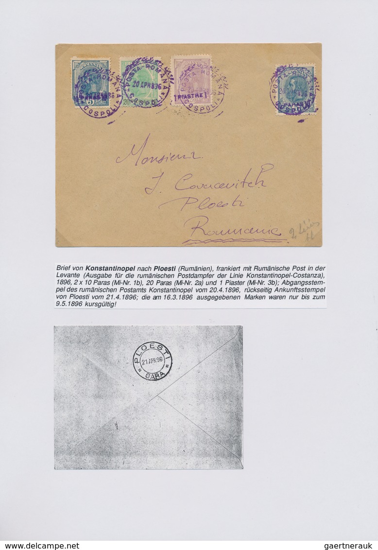 Europa: 1860/1916 Ca., Levante And Ottoman Empire Lost Territories, Collection With Ca.300 Stamps An - Europe (Other)