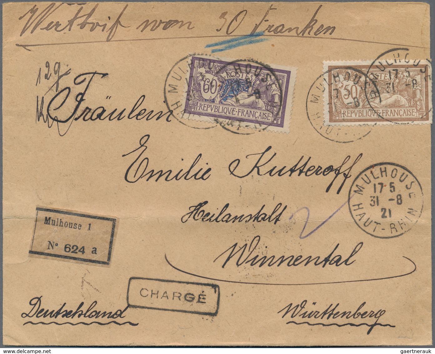 Europa: 1860/1960 (ca.), Finland/France+few Danzig, Holding Of Several Hundred Covers/cards, Incl. R - Sonstige - Europa