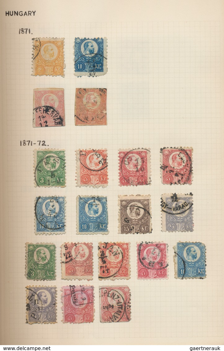 Europa: 1865/1970 (ca.), Mint And Used Collection In Five Binders, Comprising Greece From Large Herm - Sonstige - Europa