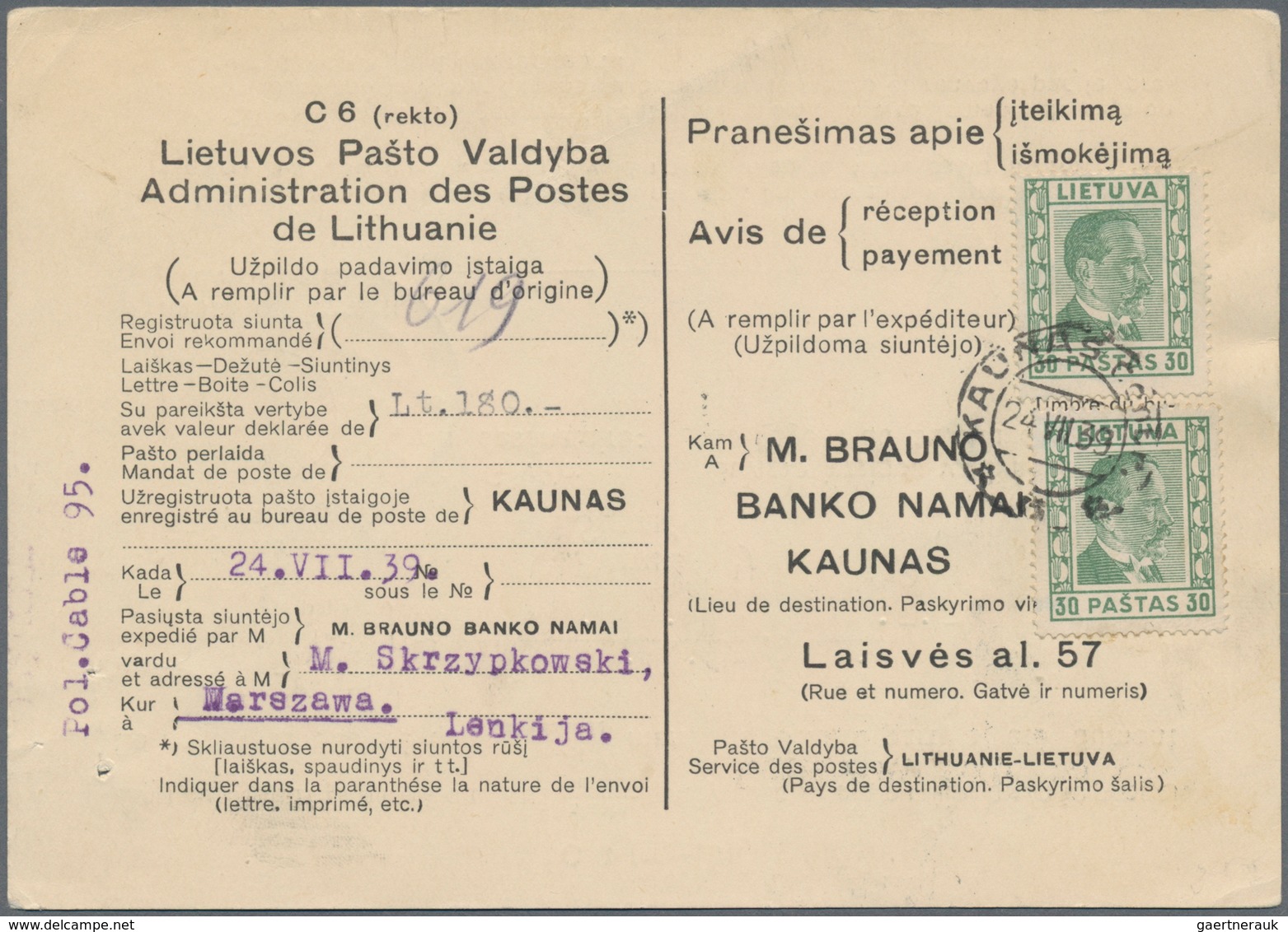 Europa: 1900/2000 (ca.), assortment of apprx. 85 Avis de Reception covers/cards, comprising e.g. Yug