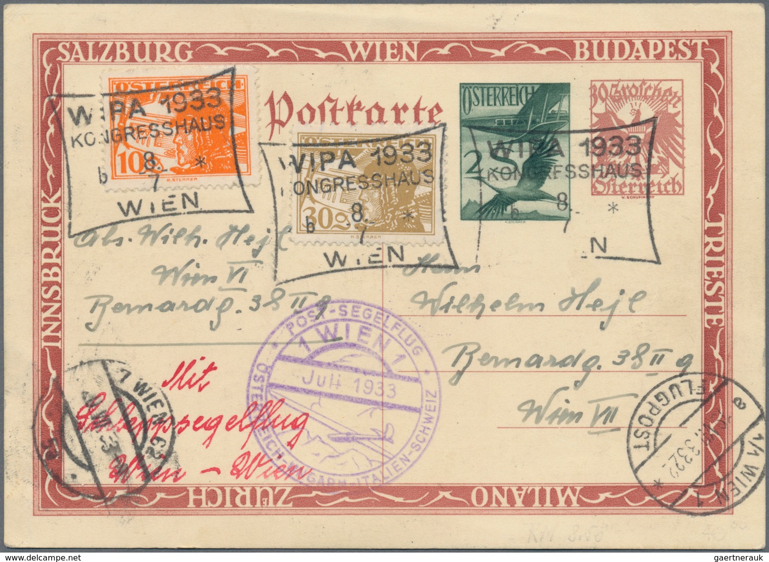 Europa - West: 1860/1980 (ca.), comprehensive holding of covers/cards, comprising Austria, French An