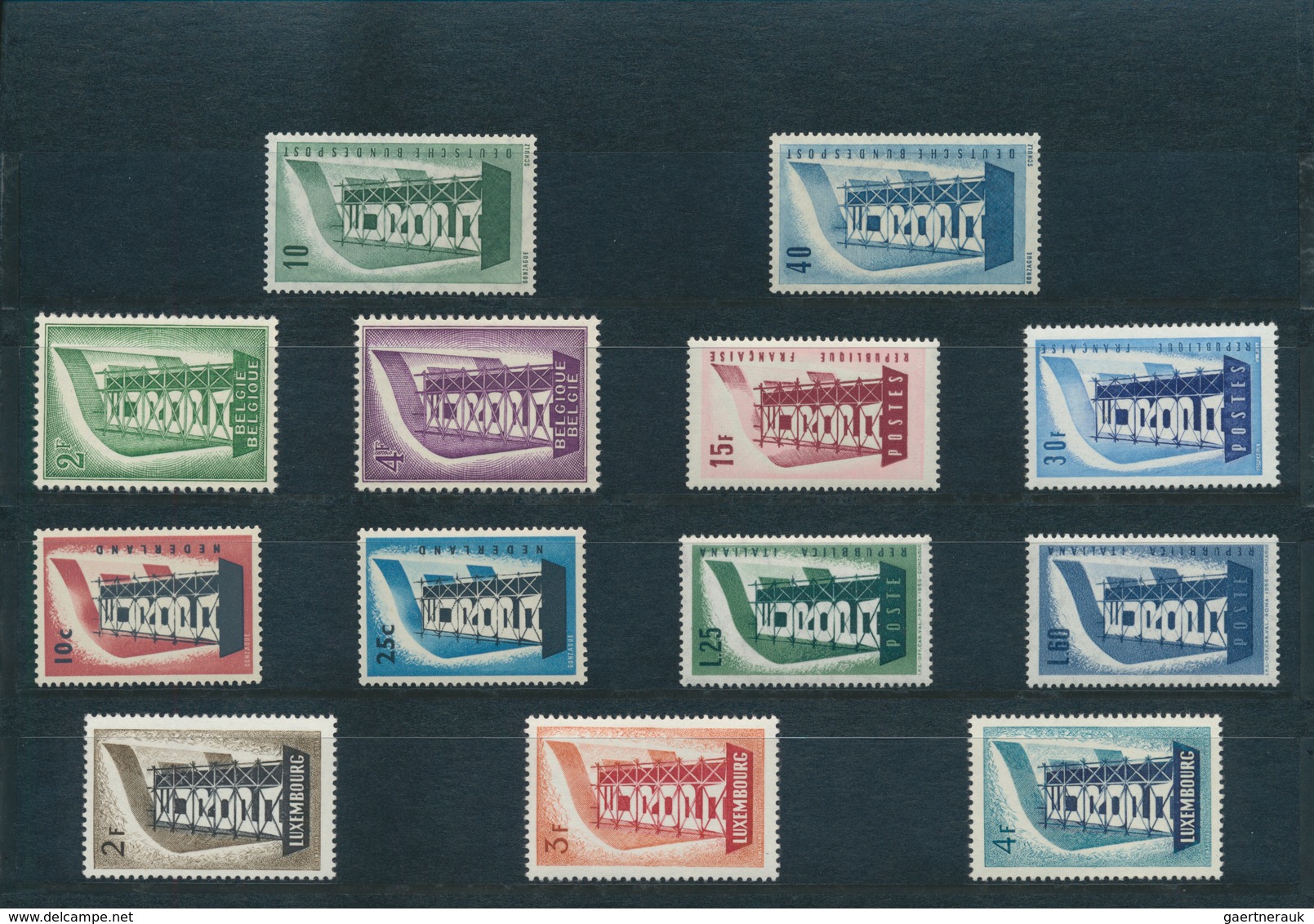 Europa-Union (CEPT): Mint Never Hinged Collection Of The Joint Issues; Complete In The Main Numbers; - Europe (Other)