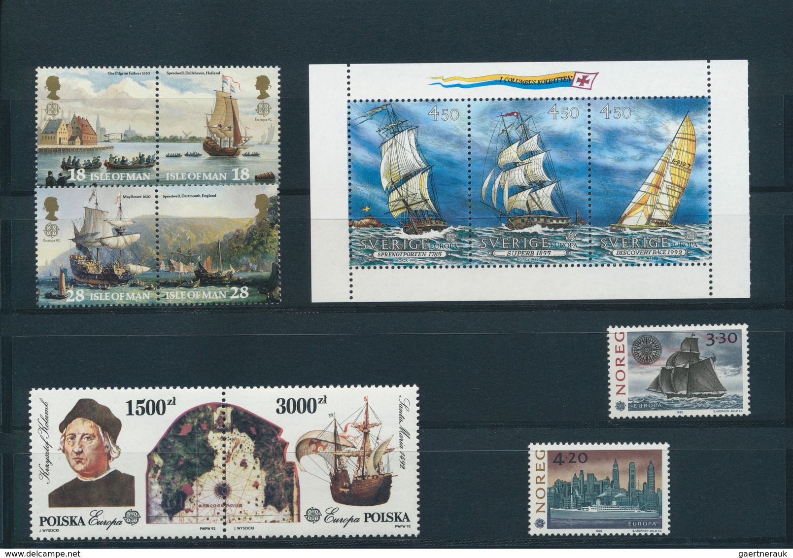 Europa-Union (CEPT): Mint never hinged collection of the joint issues; complete in the main numbers;